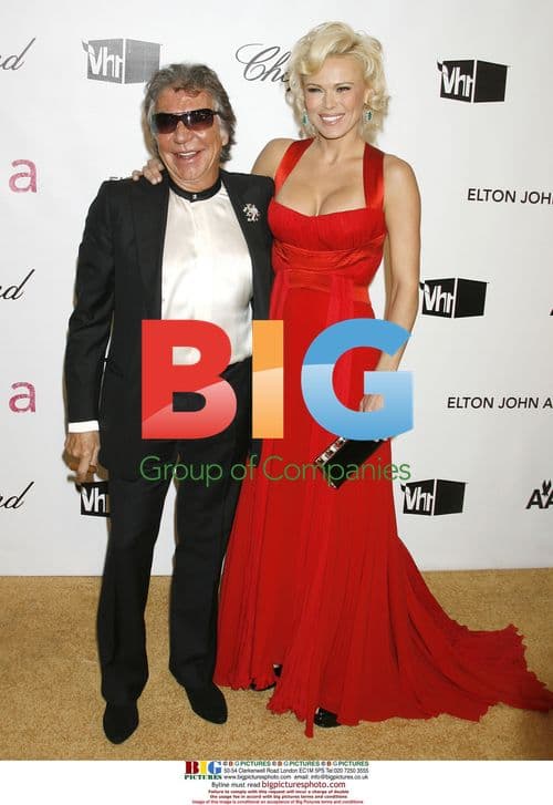 Roberto Cavalli and Diana Jenkins at Elton John AIDS Foundation Party