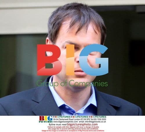 Radio One DJ Chris Moyles with Peter Jones