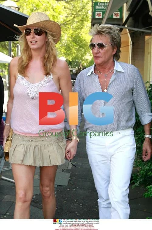 Rod Stewart and Family in Sydney