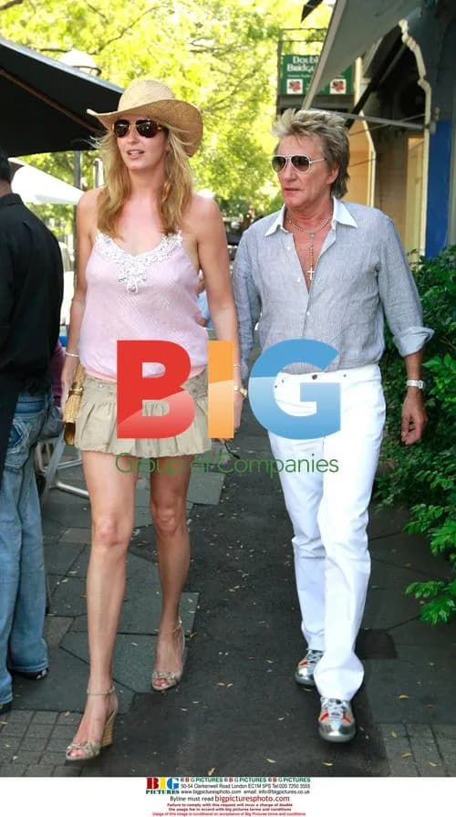Rod Stewart and Family Breakfast in Sydney