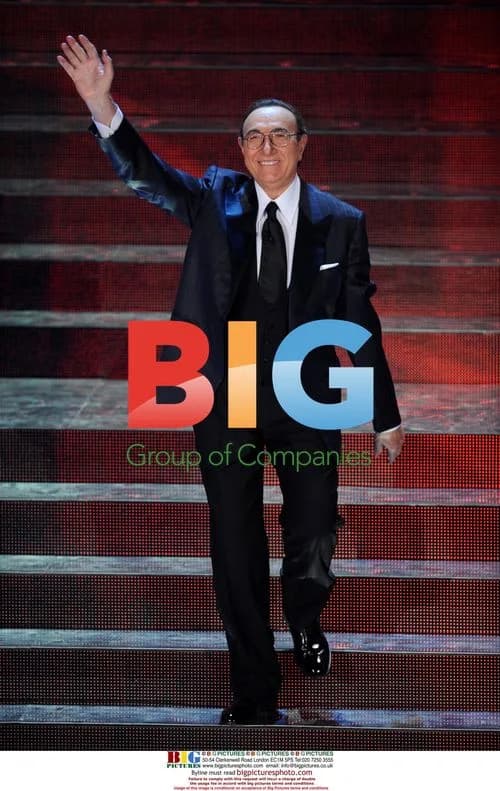 Pippo Baudo at 58th Sanremo Festival