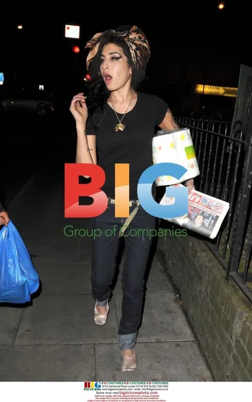 Amy Winehouse out and about in Camden