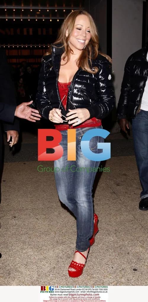 Mariah Carey Arrives at MTV's TRL