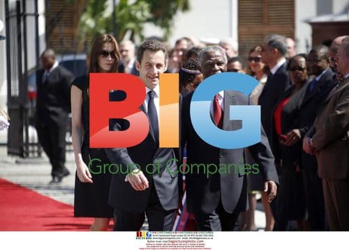 Sarkozy and Bruni in South Africa