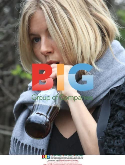 Sienna Miller Walking Dogs in London