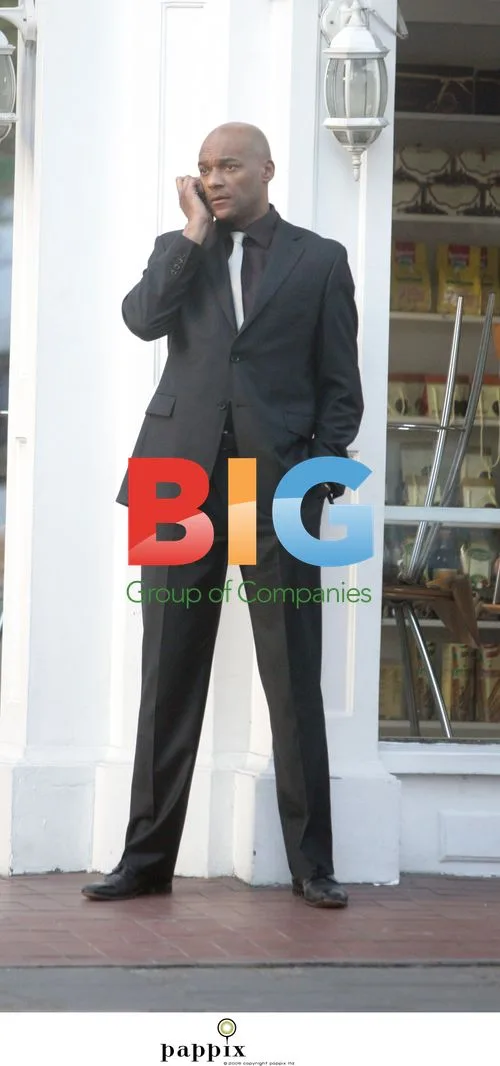 Colin Salmon on Phone in North London