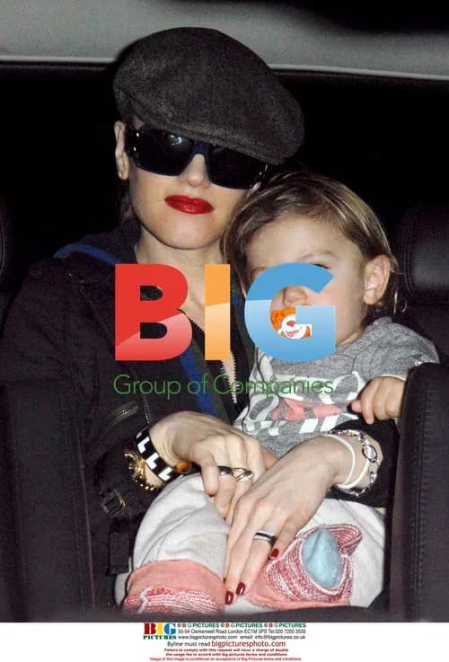 Gwen Stefani and son arrive in LA
