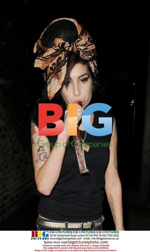 Amy Winehouse goes shopping in Camden
