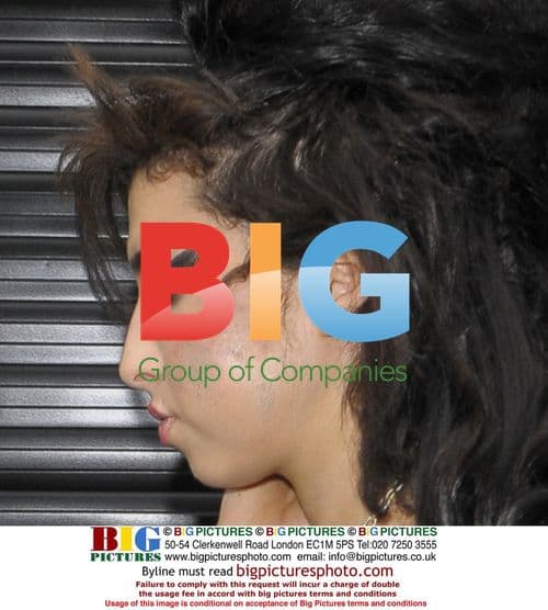 Amy Winehouse with ex-boyfriend