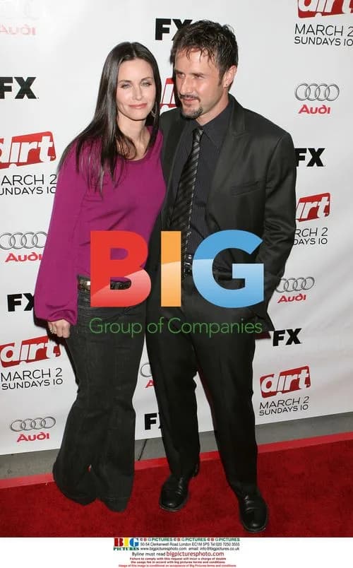 COURTENEY COX and DAVID ARQUETTE at 'Dirt' Screening