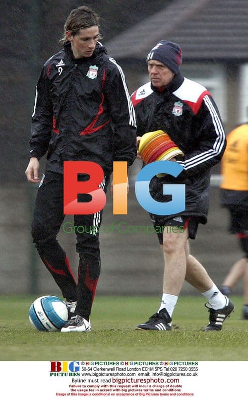 Liverpool Football Players Practice