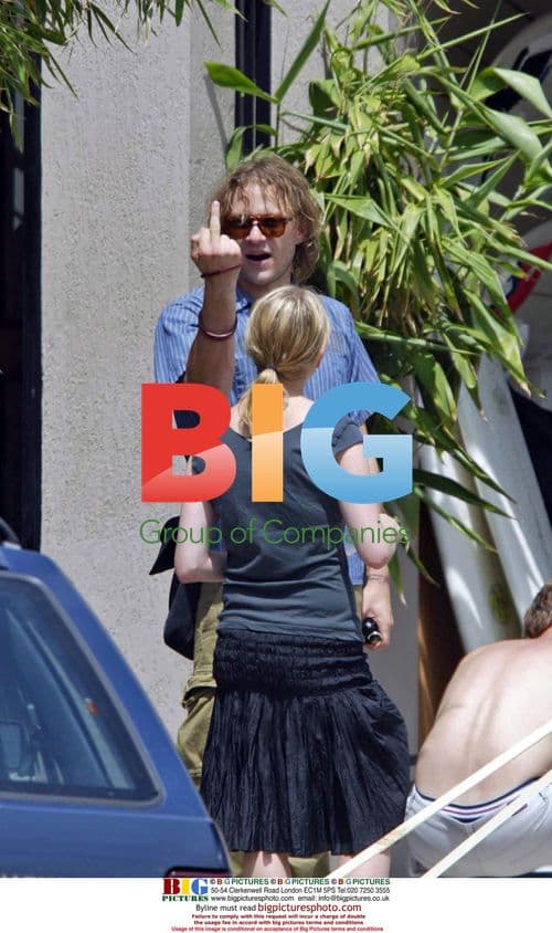 Heath Ledger & Michelle Williams chat