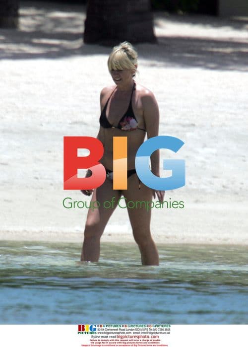 Zoe Ball Relaxes on Christmas Break in Mauritius