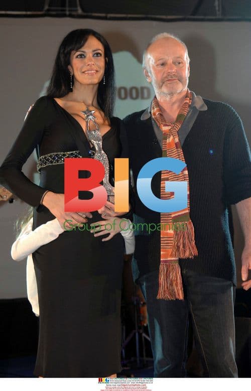 Maria Grazia Cucinotta and Michael Radfo at Capri Hollywood Film Festival