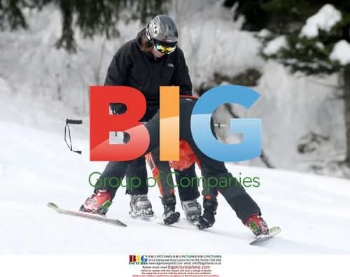 Liam Gallagher Struggles with Skiing in Switzerland