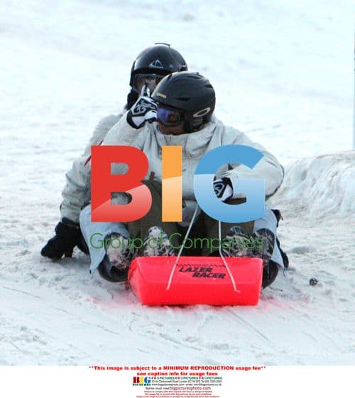 Lewis Hamilton Takes Courchevel Break