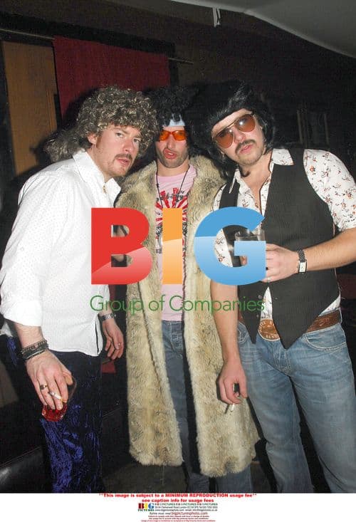 James Blunt and friends dress up for New Year's Eve