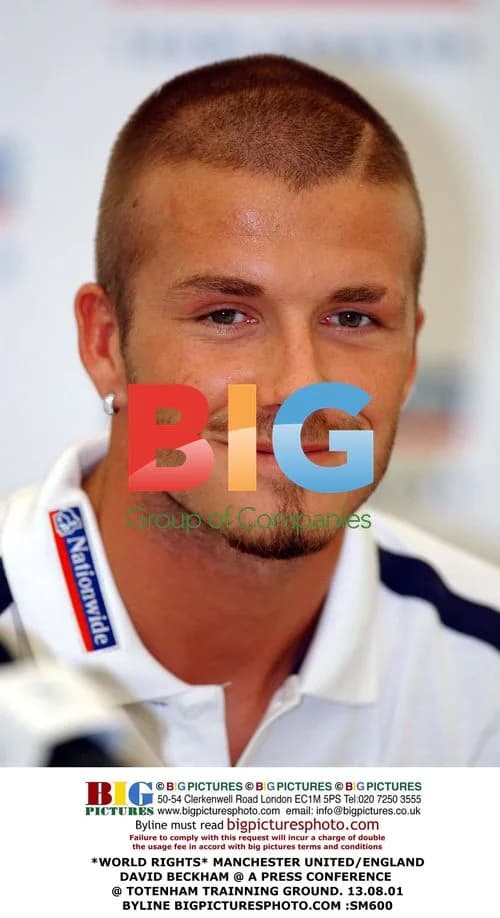 David Beckham at Manchester United Press Conference