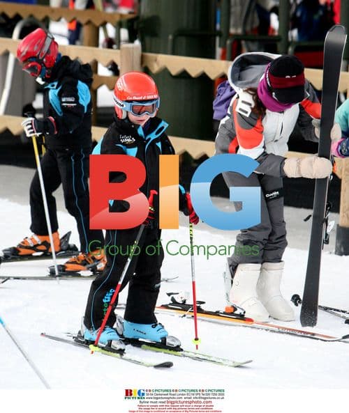 Spanish Royals Skiing in Pyrenees