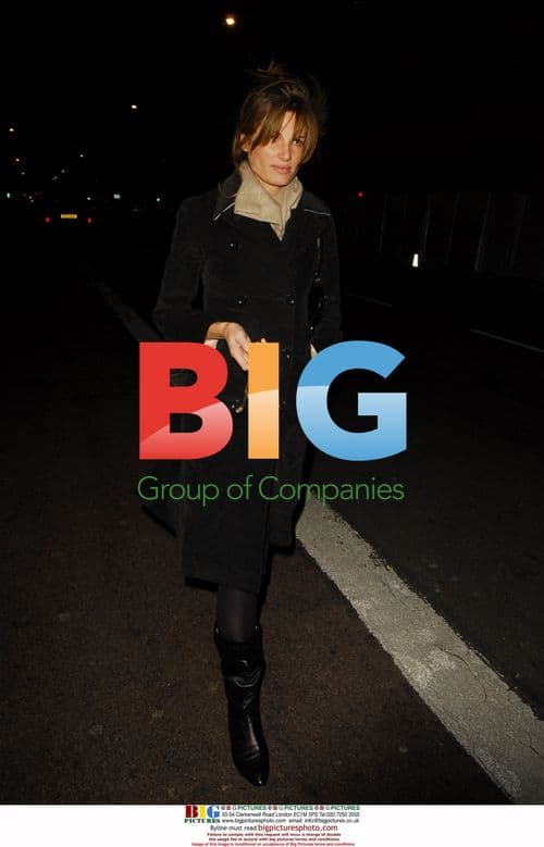 Jemima Khan dining out in London