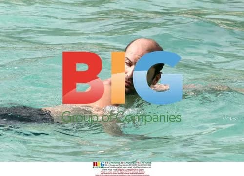 Billy Zane and Kelly Brook in St. Bart's