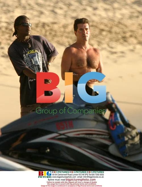 Simon Cowell, Philip Green, and daughter Chloe jet ski in Barbados
