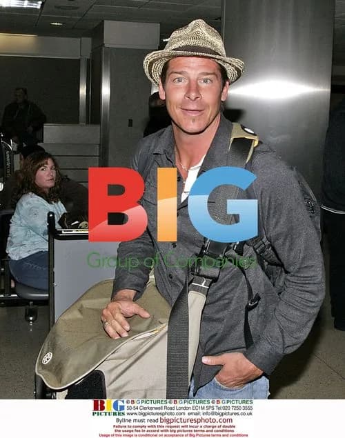 Ty Pennington and Drea Bock at LAX