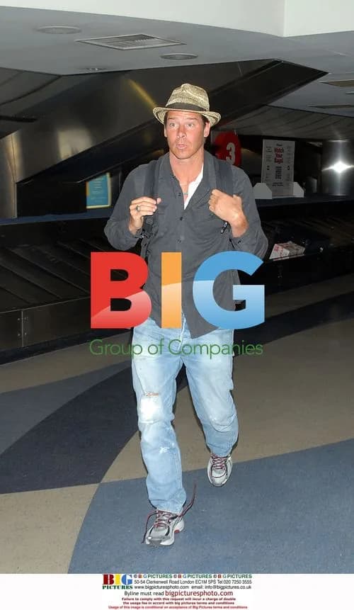 Ty Pennington and Drea Bock at LAX