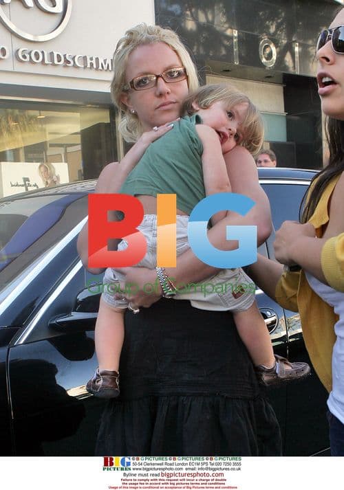 Britney Spears and son Sean shopping