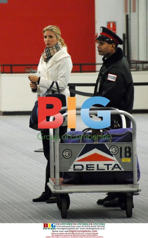 Ivanka Trump arrives at JFK airport