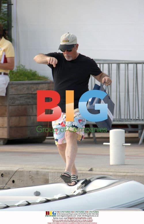 Billy Joel and Kate Lee on Holiday in St Bart's