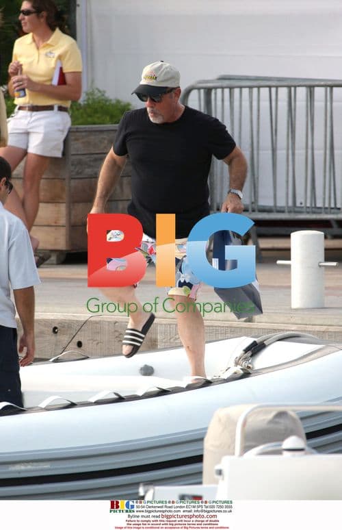 Billy Joel and Kate Lee on vacation in St Bart's