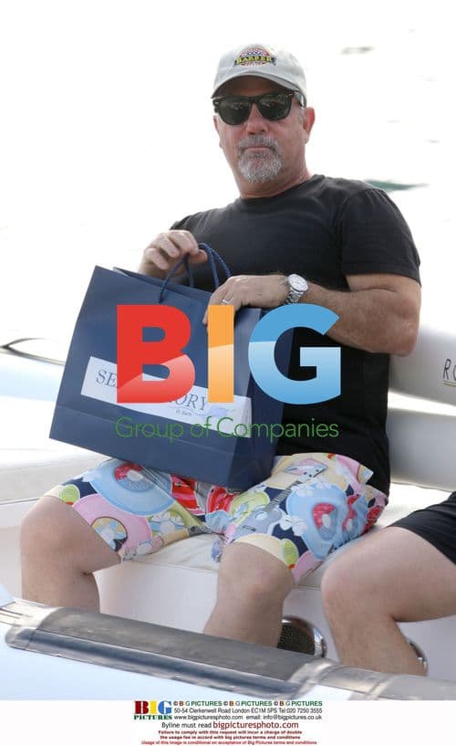 Billy Joel and wife Kate Lee on vacation in St Bart's