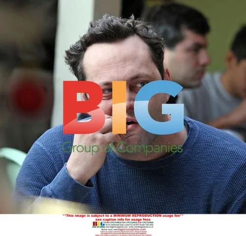 Vince Vaughn enjoys meal at The Farmers Market