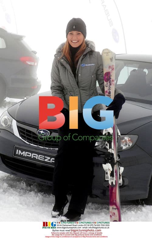 Bar Refaeli promotes Subaru in Spain