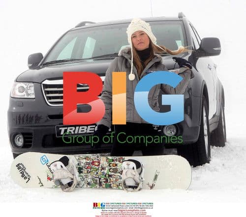 Bar Refaeli promotes Subaru car