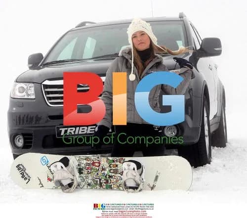 Bar Refaeli promotes Subaru car