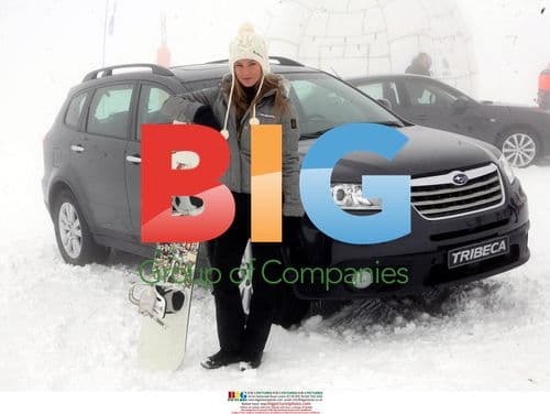 Bar Refaeli Promotes Subaru in Spain