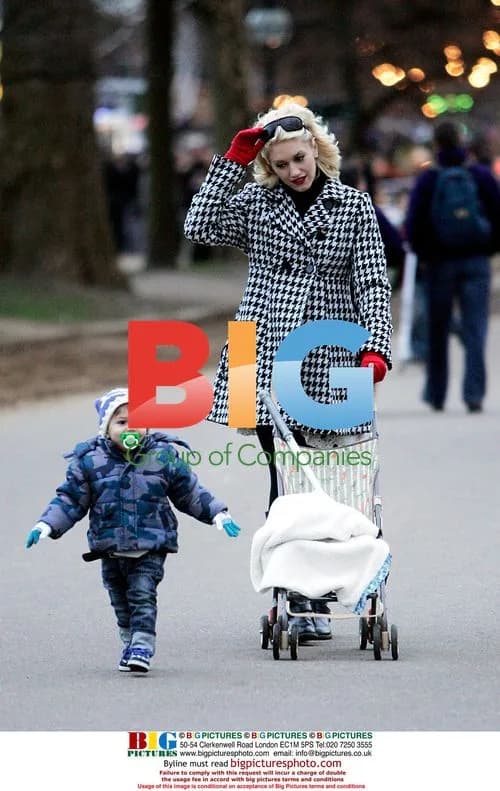 Gwen Stefani and family at Winter Wonderland