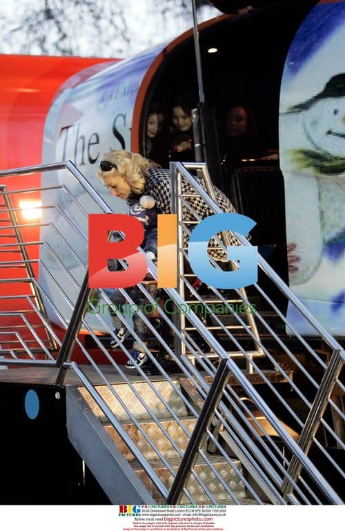 Gwen Stefani and family at Winter Wonderland