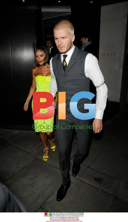 Beckhams Leaving St. Alban Restaurant