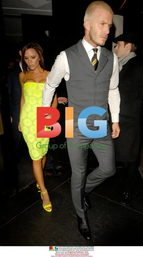 Beckham Couple Dine at Modestly-Priced Restaurant