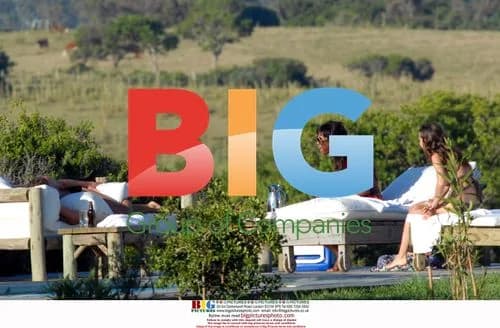 Naomi Campbell Sunbathing in Shakira's Estate
