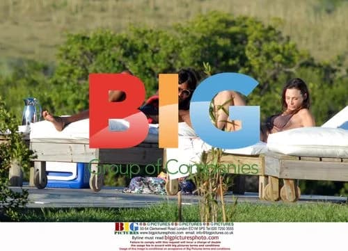 Naomi Campbell Vacationing with Shakira in Uruguay