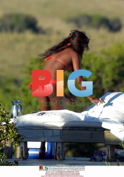 Naomi Campbell Vacationing at Shakira's Uruguay Home