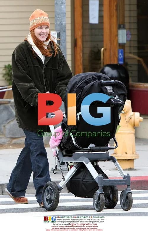 Marcia Cross with Husband and Twins