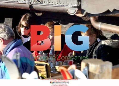 Sarah Ferguson Skiing with Daughters in Verbier