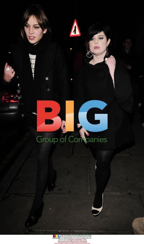 Rockers and TV host out in London