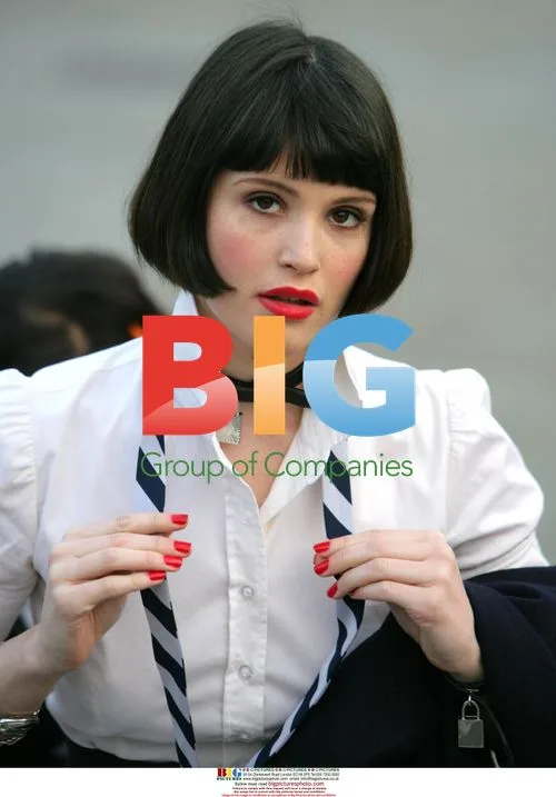 Gemma Arterton as new Bond girl on St. Trinian's set