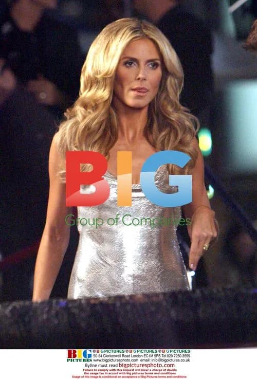 Heidi Klum Coughing on Photo Shoot